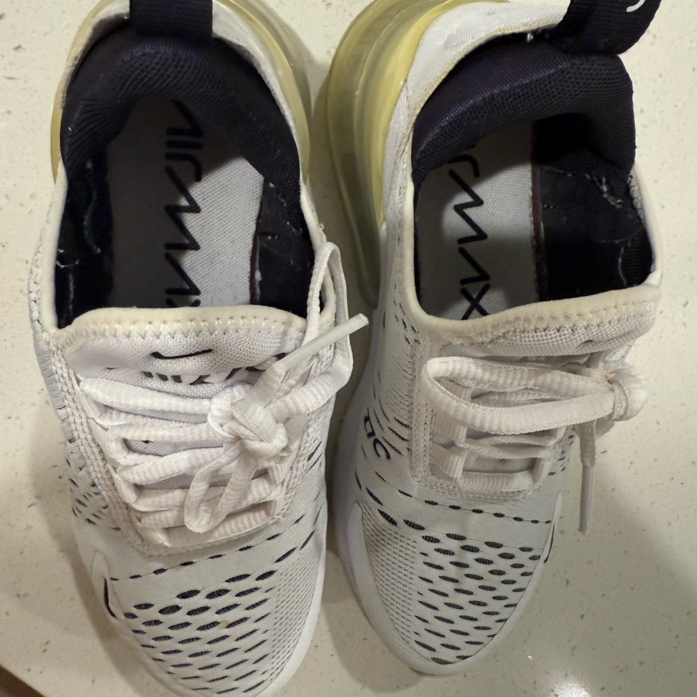 Nike Air Max 270 White and Black Sneakers - Picture 7 of 7